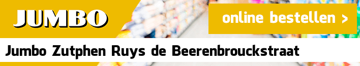 boodschappen bezorgen Jumbo Zutphen Ruys de Beerenbrouckstraat